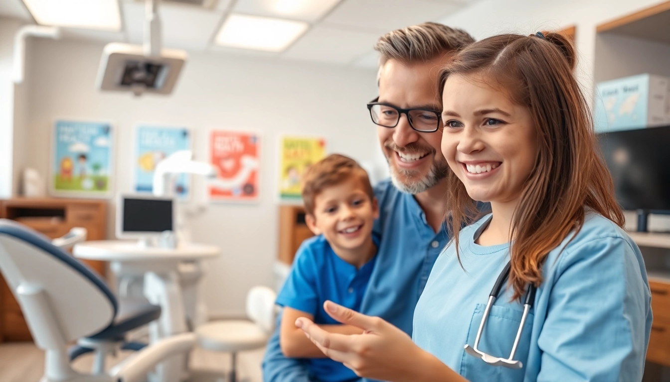 Engaging orthodontist Myrtle Beach demonstrating care and consultation in a modern dental office.